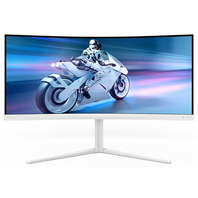 Монiтор TFT PHILIPS 34 34M2C5501A/00 21:9 WQHD VA Curved 180Hz HDMI DP USB Ambiglow