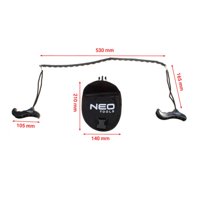 Пилка ручна ланцюгова Neo Tools, 53см (63-158)