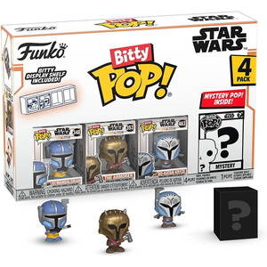 Фігурка Funko POP (Bitty): Star Wars - Heavy Mandalorian 4pk