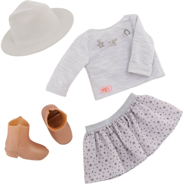 Лялька Our Generation Ебігейл у плісированій спідниці та шапці 46см (BD31533Z)