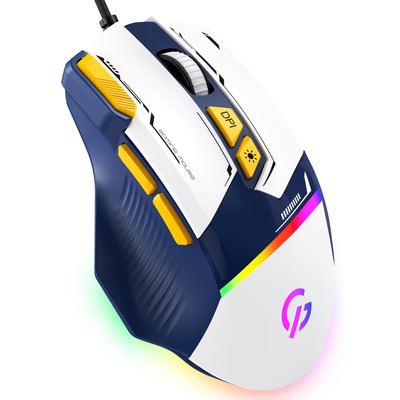 Миша GamePro GM300BL Blue-White