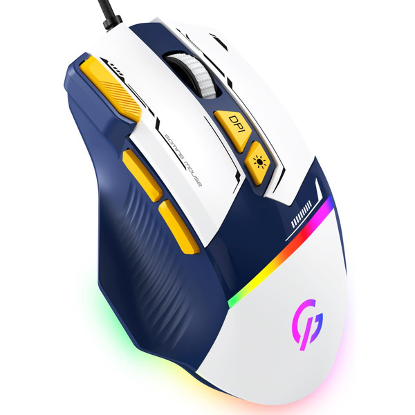 Мышь GamePro GM300BL Blue-White