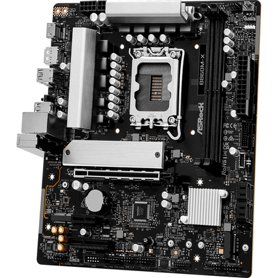 Материнська плата AsRock B860M-X (1851/B860, 2*DDR5, PCIex16, HDMI/DP, 4xSATA, 2xM.2, 2.5Glan, 7.1ch, mATX)