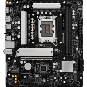 Материнська плата AsRock B860M-X (1851/B860, 2*DDR5, PCIex16, HDMI/DP, 4xSATA, 2xM.2, 2.5Glan, 7.1ch, mATX)
