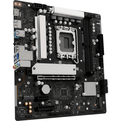 Материнська плата AsRock B860M-X (1851/B860, 2*DDR5, PCIex16, HDMI/DP, 4xSATA, 2xM.2, 2.5Glan, 7.1ch, mATX)
