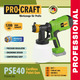 Акумуляторний фарбопульт Procraft PSE40 (без акб та зп)