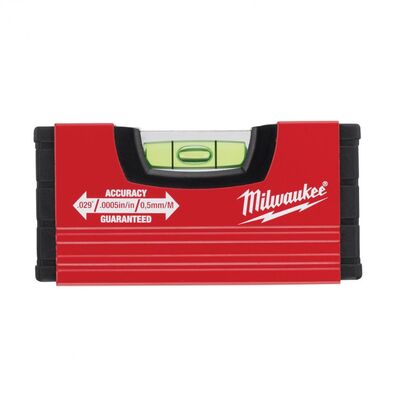 Уровень Milwaukee MiniBox, 10см, 1 капсула, алюминиевый корпус