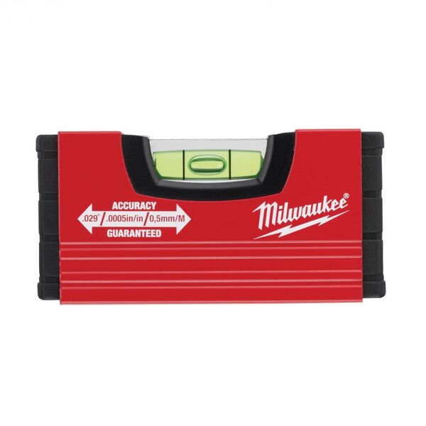 Уровень Milwaukee MiniBox, 10см, 1 капсула, алюминиевый корпус