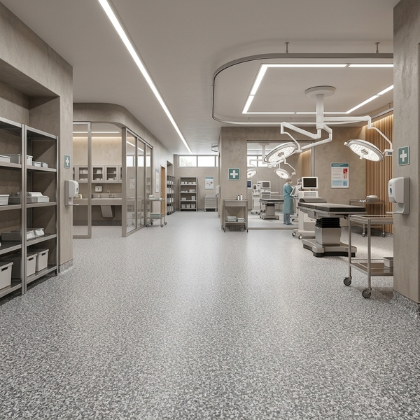 Лінолеум Lino floor Amperage Coast (світло сірий) 2м