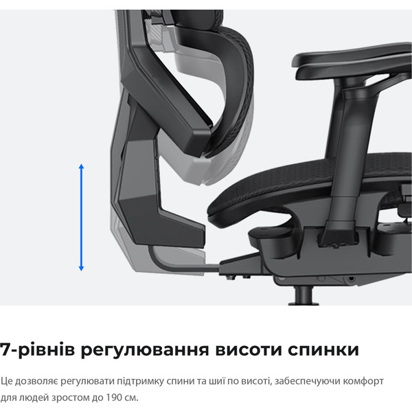 Крісло для геймерів Anda Seat X-Air Pro Size XL Mesh Space Black (AD-WY-01-BBB-B01)