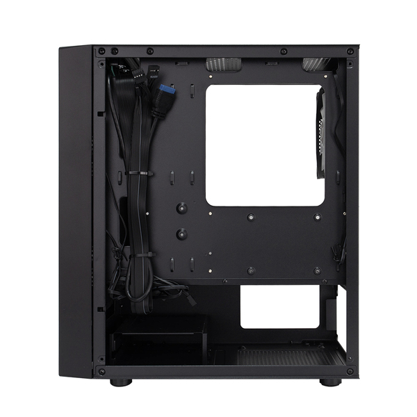 Корпус 1stPlayer BS-2-BK-3F1 Black без БЖ