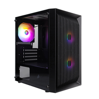 Корпус 1stPlayer BS-2-BK-3F1 Black без БЖ