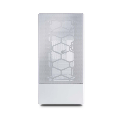 Корпус 1stPlayer X4-M-WH-2F1P-W-1F1-W White без БП