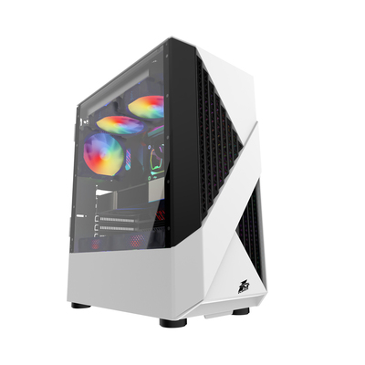 Корпус 1stPlayer F3-A-WH-4F1 White без БП