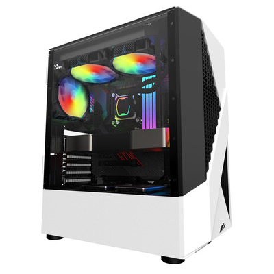 Корпус 1stPlayer F3-A-WH-4F1 White без БП