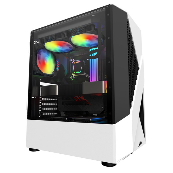 Корпус 1stPlayer F3-A-WH-4F1 White без БЖ