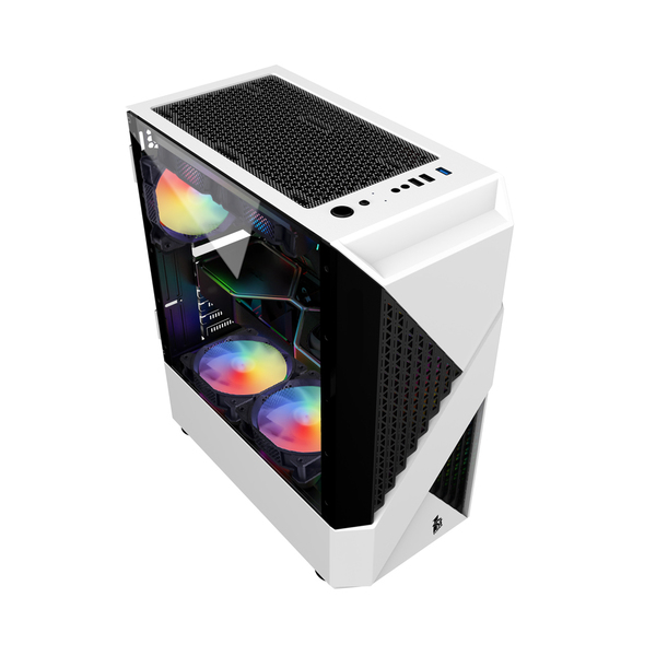 Корпус 1stPlayer F3-A-WH-4F1 White без БЖ