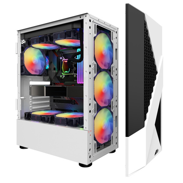 Корпус 1stPlayer F3-A-WH-4F1 White без БЖ