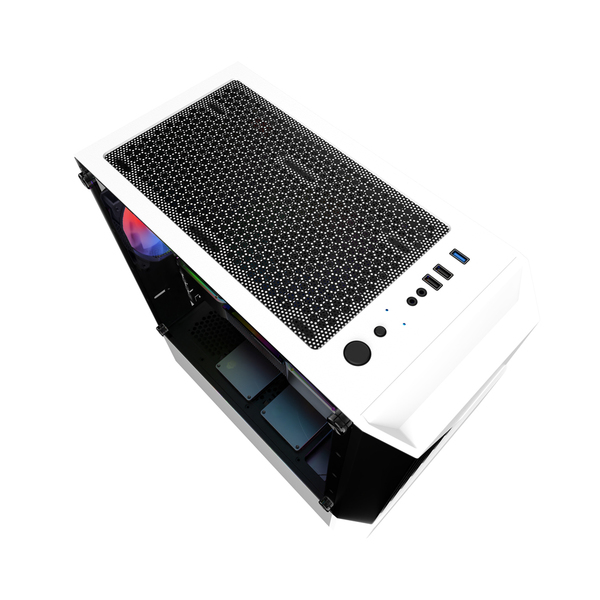 Корпус 1stPlayer F3-A-WH-4F1 White без БЖ