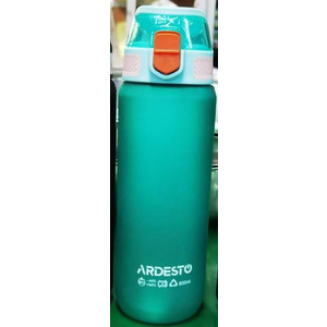 Пляшка для води Ardesto Matte 800мл, пластик, блакитний