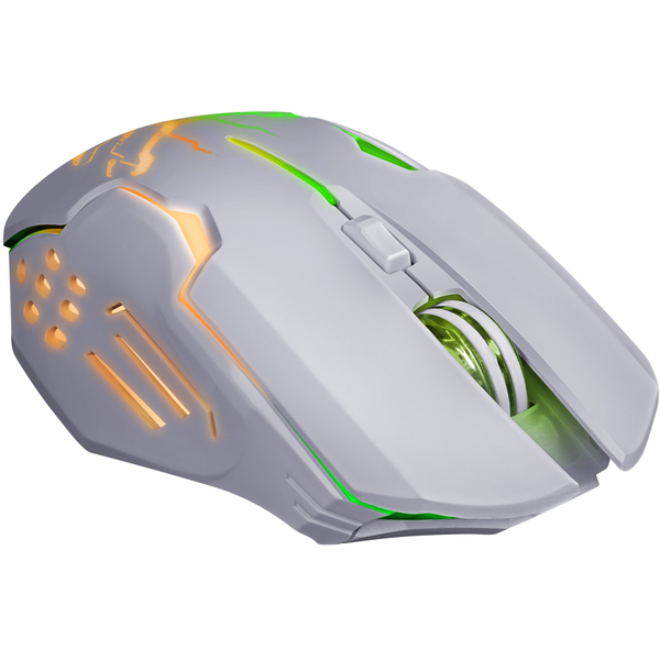 Мишка Defender Katana GM-511, бездротова, ігрова, 6кн., 3200 dpi., 400 mAh, біла