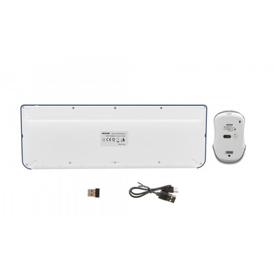 Комплект (клавіатура, миша) Maxxter KMS-WCM-01BL-UA Dark Blue