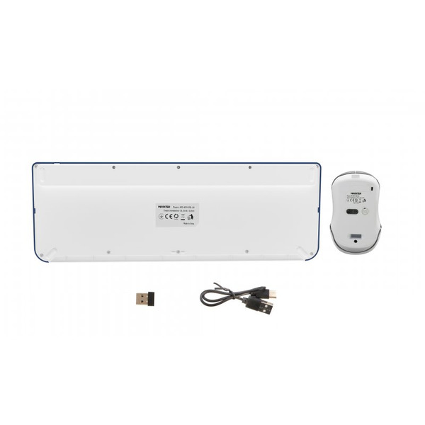 Комплект (клавіатура, миша) Maxxter KMS-WCM-01BL-UA Dark Blue