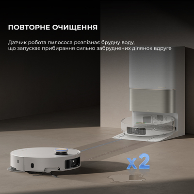 Робот-пилосос Dreame X50 Ultra Complete White (RLX85CE-4-WH)