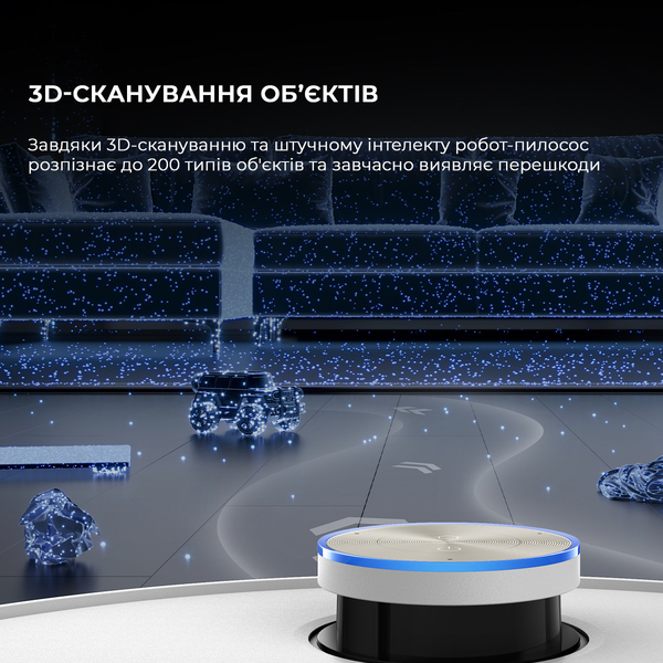 Робот-пилосос Dreame X50 Ultra Complete White (RLX85CE-4-WH)