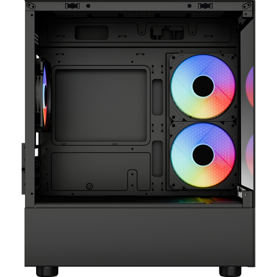 Корпус AeroCool Viewport Mini-G-BK-v2 (ACCM-ES09133.11) Black без БП