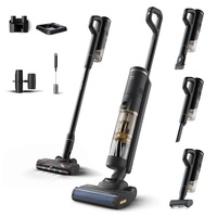 Пилосос Philips безпровідний AquaTrio, вологе прибирання, конт пил -0.42л, автон. робота до 25хв, PowerCyclone Aqua, турборежим, чорний