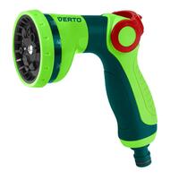 Зрошувач ручний Verto, пістолетний, 1/2"-3/4", 10 функцій, регулювання напорурегулювання напору / розпилу води, тримач двокомпонентний