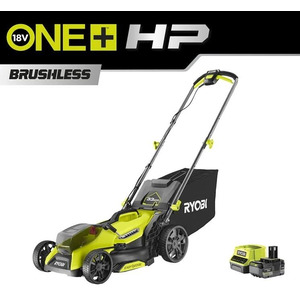 Газонокосарка акумуляторна Ryobi ONE+ HP RY18LMX33A-150 18В акб 1х5А·год 33см 30л 25-90мм 9.3кг
