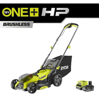 Газонокосарка акумуляторна Ryobi ONE+ HP RY18LMX33A-150 18В акб 1х5А·год 33см 30л 25-90мм 9.3кг