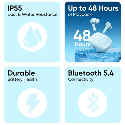 Bluetooth-гарнитура Realme Buds T200X White_EU