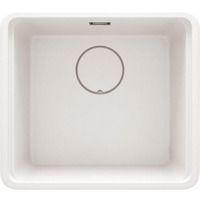 Мийка кухонна Deante Momi, граніт, квадрат, без крила, 500х440х230мм, чаша - 1, універсальна, алебастр + кухонна дошка