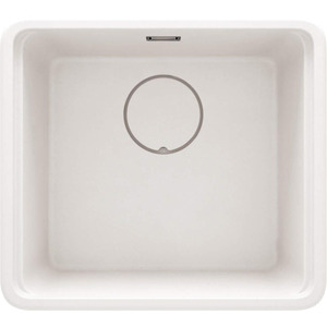 Мийка кухонна Deante Momi, граніт, квадрат, без крила, 500х440х230мм, чаша - 1, універсальна, алебастр + кухонна дошка
