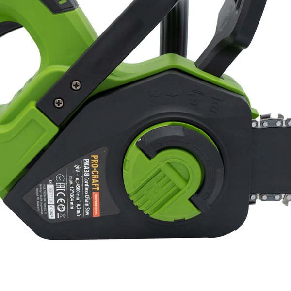 Акумуляторна ланцюгова пила Procraft PKA38 + 1 акб 4Аг Turbo + ЗП charger20/1