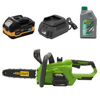 Акумуляторна ланцюгова пила Procraft PKA36 + 1 акб 4Аг Turbo + ЗП charger20/1