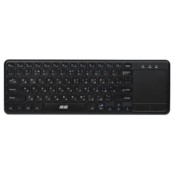 Клавіатура ножнична 2E KT100 78key, WL, EN/UK, чорний
