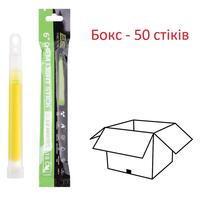 Хімічне джерело світла (стік) 2E GS6, 15см, 12 годин, зелений - 50 шт