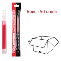 Хімічне джерело світла (стік) 2E GS6, 15см, 12 годин, червоний - 50 шт