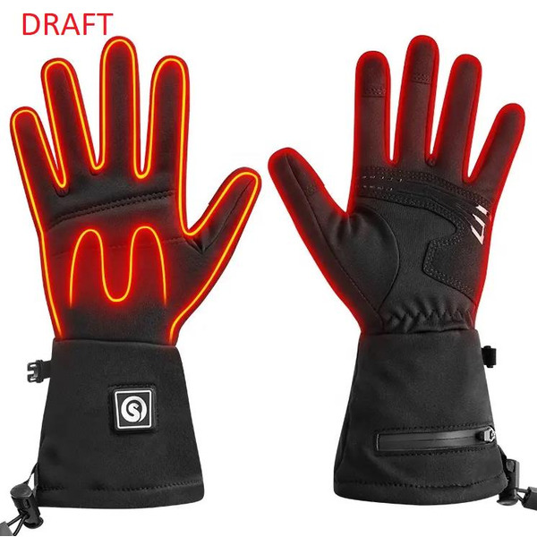 Рукавички з підігрівом 2E Touch Plus Black, розмір M/L