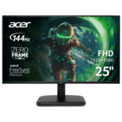 Монітор Acer 24.5" EK251QP6bi D-Sub, HDMI, IPS, 144Hz, 1ms, FreeSync