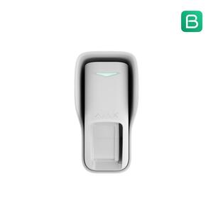 Датчик руху вуличний типу "штора" Ajax MotionProtect Curtain Outdoor, Jeweler, бездротовий, білий