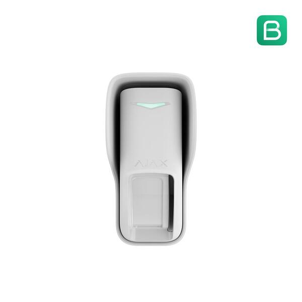 Датчик руху вуличний типу "штора" Ajax MotionProtect Curtain Outdoor, Jeweler, бездротовий, білий