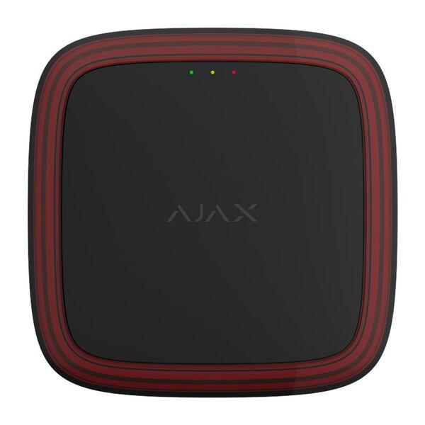 Датчик пожежний світловий Ajax EN54 FireProtect VAD black, Jeweller, EN54, бездротовий, чорний
