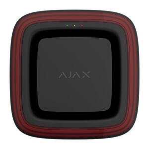 Датчик пожежний світлозвуковий Ajax EN54 FireProtect VAD Sounder black, Jeweller, EN54, бездротовий, чорний