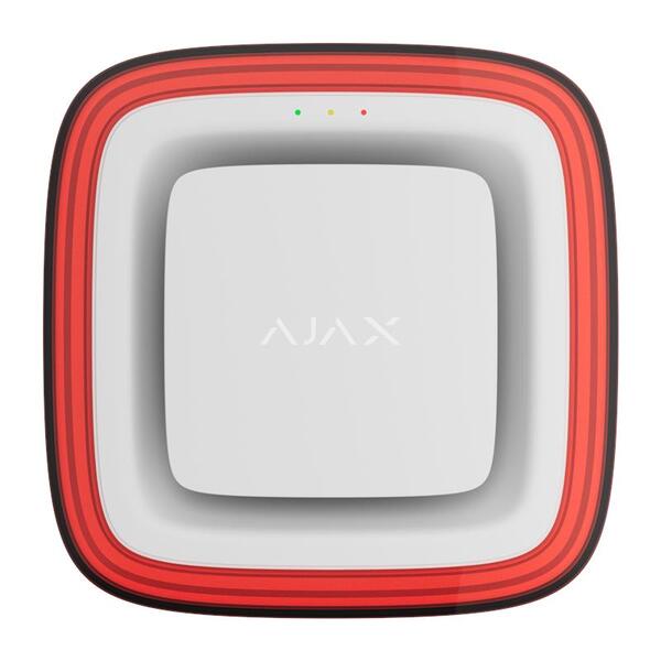 Датчик пожежний світлозвуковий Ajax EN54 FireProtect VAD Sounder white, Jeweller, EN54, бездротовий, білий