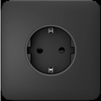 Передня панель для вбудованої розетки Ajax SoloCover for Outlet Basic, graphite
